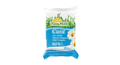 Biezpiens FARM MILK, 180 g, 0,5%