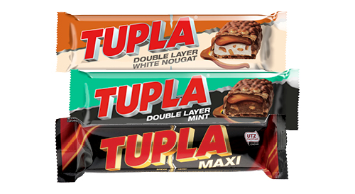 Šokolādes batoniņš TUPLA, 48 g vai 50 g, trīs veidi