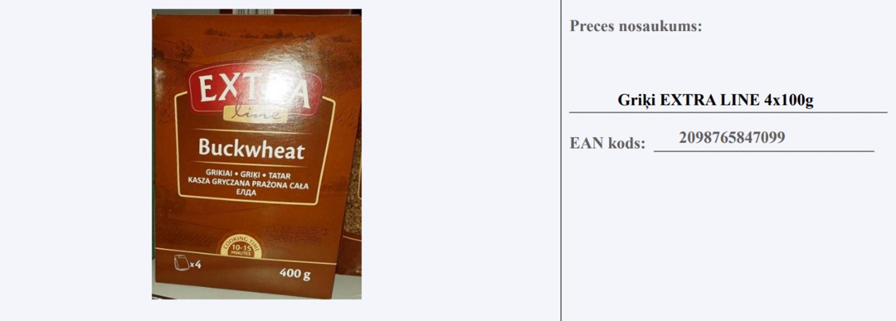 Griķi EXTRA LINE 4x100g 