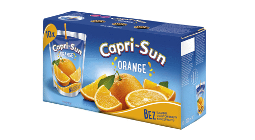 Sulas dzēriens CAPRI SUN apelsīnu, 10x200ml