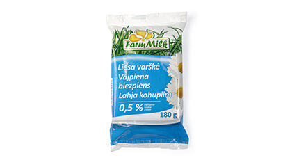 Biezpiens FARM MILK 0,5%, 180g