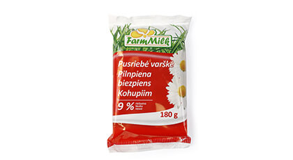 Biezpiens FARM MILK 9%, 180g