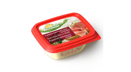 Kausētais siers FARM MILK ar šķiņķi, 150g