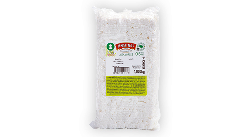 Vājpiena biezpiens ŽEMAITIJOS, 1 kg, 0,5%, fasēts