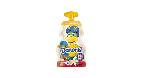 DANONKI Pouch jogurts ar vaniļas garšu, 70g