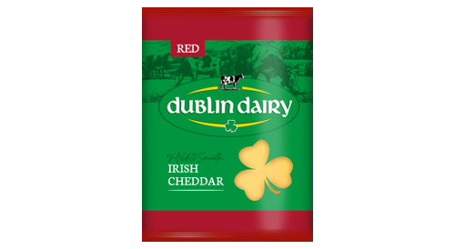 Siers CHEDDAR DUBLIN sarkanais šķēlēs, 150g
