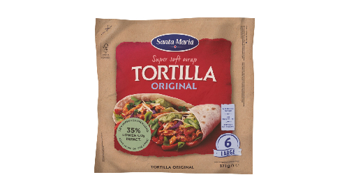 Tortiljas SANTA MARIA lielās, 371g