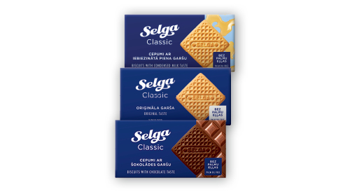 Cepumi SELGA, 180 g, trīs veidi
