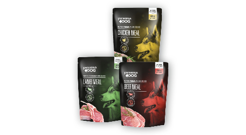 Konservētā suņu barība PRIMADOG, 260 g, trīs veidi