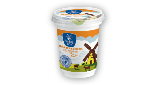 Skābais krējums LIMBAŽU PIENS, 300 g, 20%