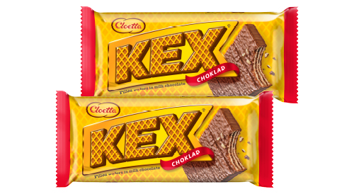 Vafeļu batoniņš KEX ar šokolādes garšu, 2x 60 g