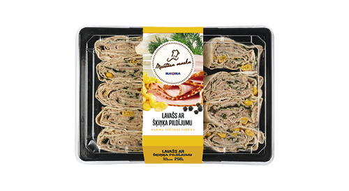 Lavašs ar šķiņķa pildījumu, 250 g