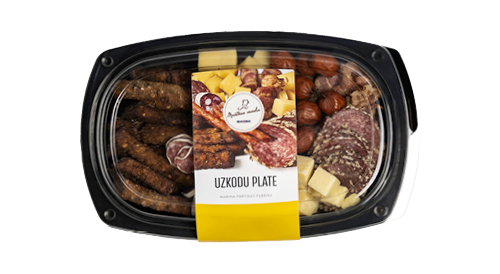 Uzkodu plate, 700 g