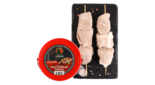 Tradicionālais cūkgaļas šašliks KGS, 1,8 kg