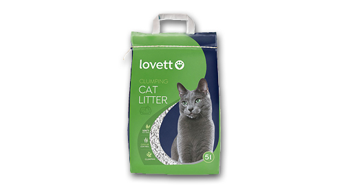 Smiltis kaķu tualetei LOVETT, 5 l, cementējošas