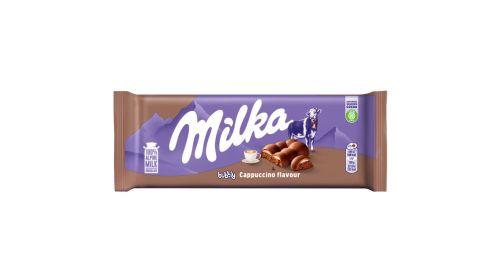 Piena šok.Cappuccino Bubbly MILKA 97g