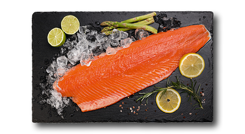 Laša fileja ar ādu, 1 kg