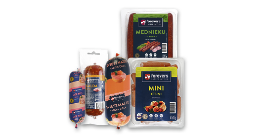 Pārstrādātās gaļas produkcijai FOREVERS