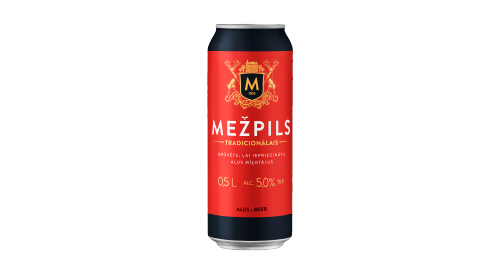Alus MEŽPILS TRADICIONĀLAIS, 500 ml, 5% alk.