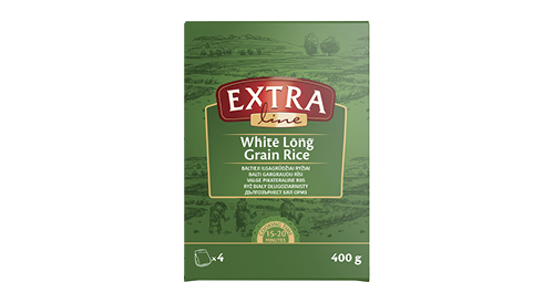 Rīsi EXTRA LINE, 1 iepak./4x 100 g