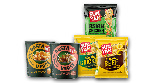 Ātri pagatavojamajām nūdelēm SUN YAN