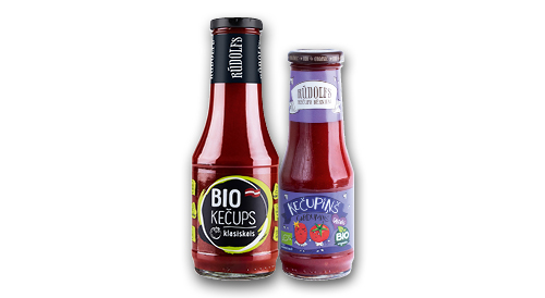 BIO kečups RŪDOLFS, 320 g vai 530 g, divi veidi