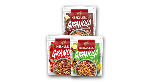 Musli HERKULESS, 350 g, trīs veidi