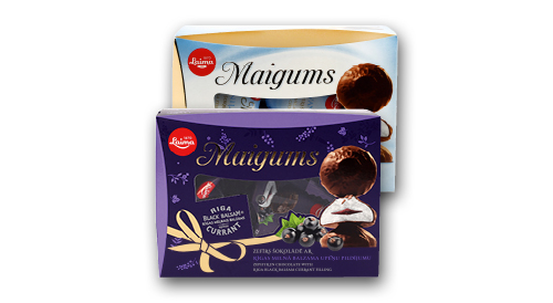 Zefīrs šokolādē LAIMA MAIGUMS, 185 g, divi veidi