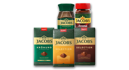 Maltajai un šķīstošajai kafijai JACOBS