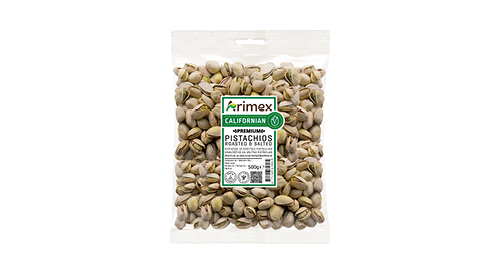 Pistācijas ARIMEX PREMIUM, 500 g, grauzdētas, sālītas