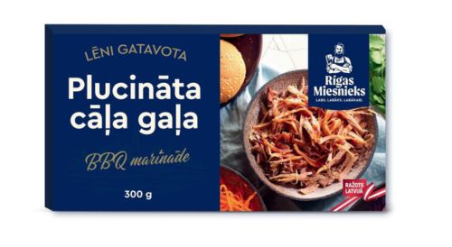 Plucināta cāļa gaļa BBQ marinādē RM 300g