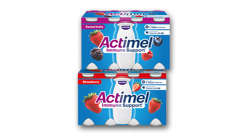 Jogurta dzēriens ACTIMEL, 1 iepak./8x 100 g, divi veidi