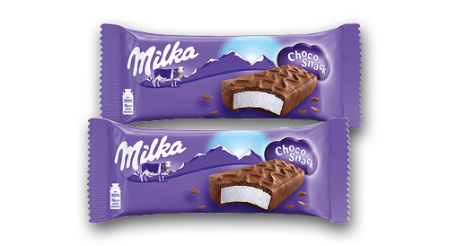 Piena batoniņš MILKA CHOCO SNACK, 2x 29 g