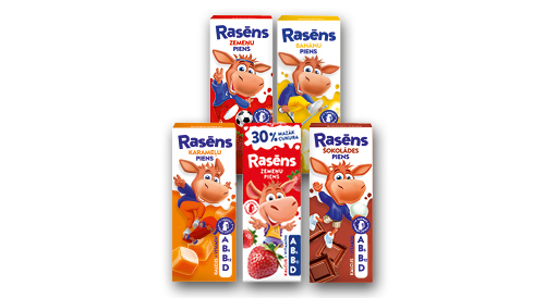 Piens RASĒNS, 200 ml, 1,5%, pieci veidi